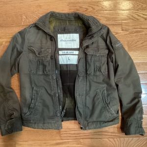 Abercrombie Kids Elk Lake Military Jacket Size Large or Womens XS